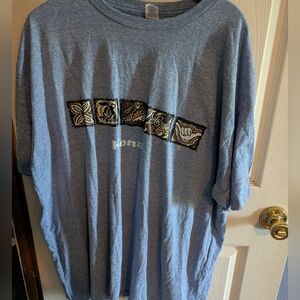 Blue Graphic T-Shirt Mens Kona Size 3x